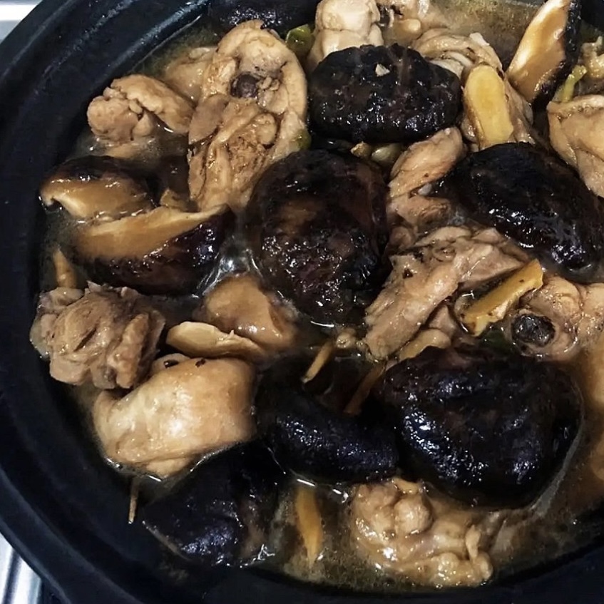 花菇煨雞 - 開胃益氣、抗癌解毒，傳染性肝炎患者及白細胞減少症患者適用-Mark哥醫帥